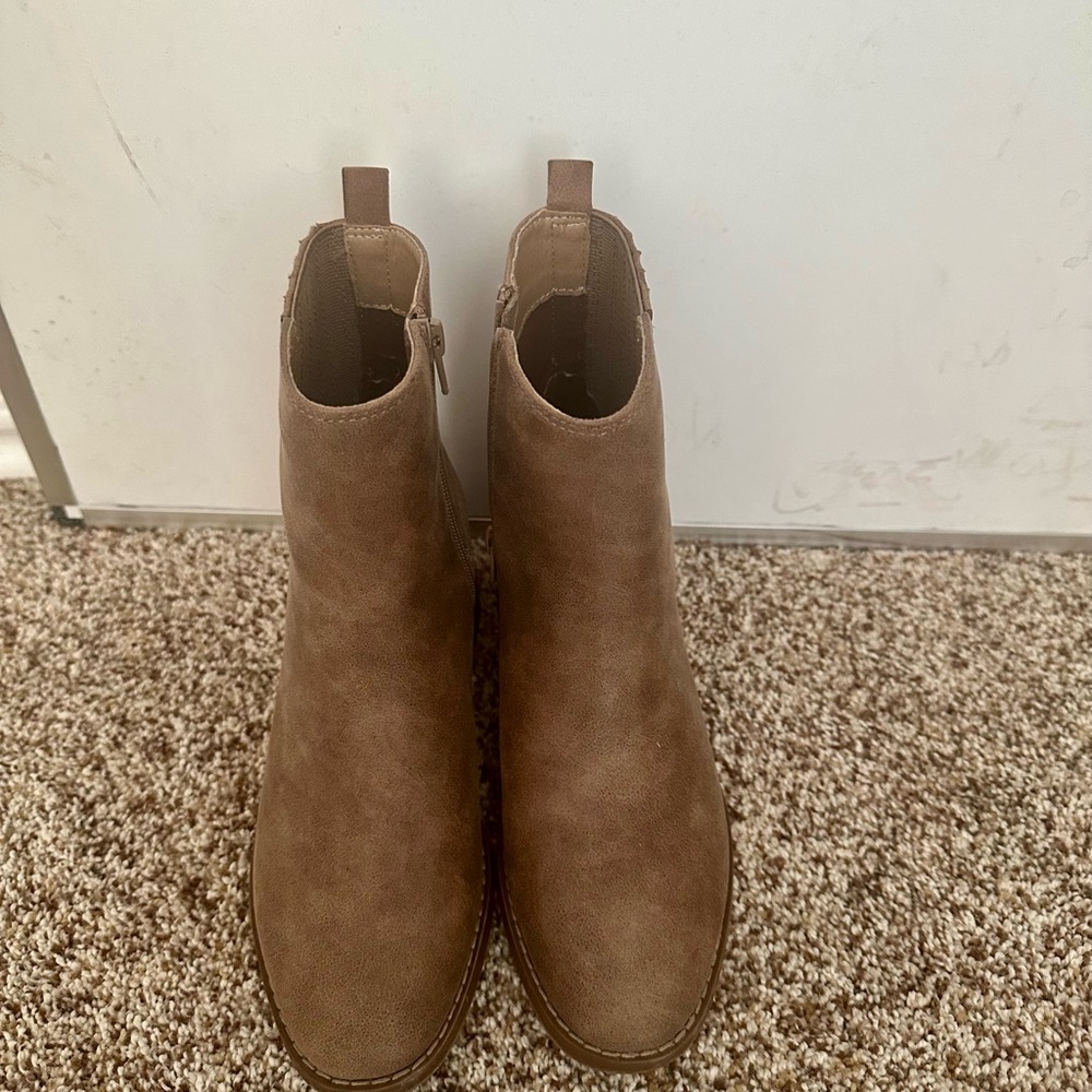 DV by Dolce Vita Brown Ankle Booties